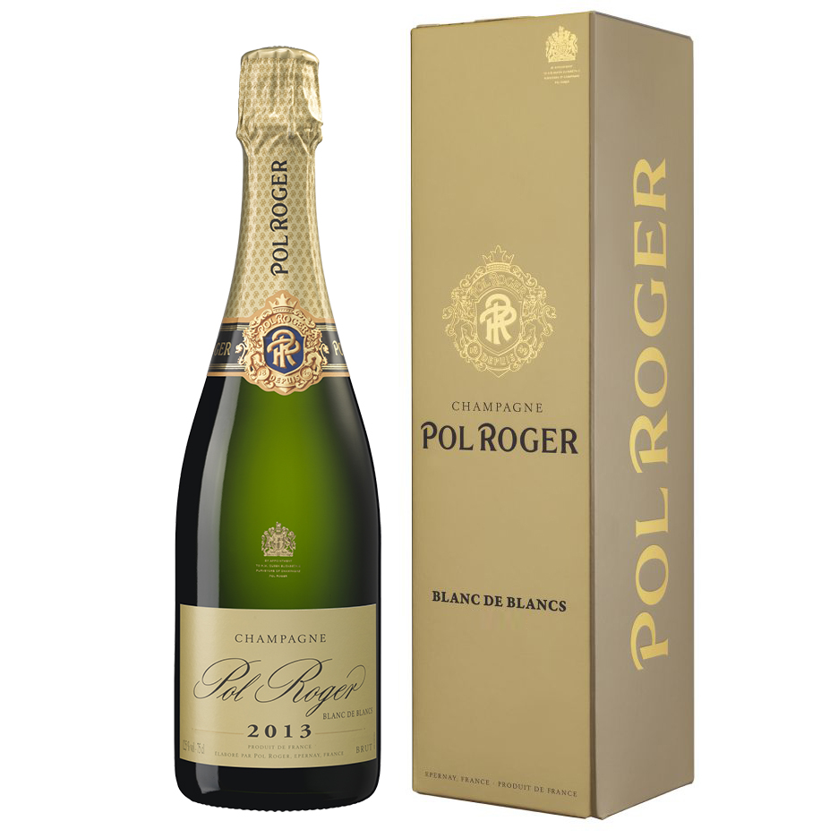 Pol Roger Blanc de Blancs 2013 Vintage Champagne Gift Boxed